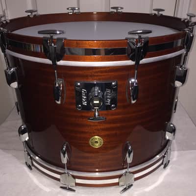 Gretsch 4pc Broadkaster 135th Anniversary Drums 2018 - Ribbon Mahogany image 3
