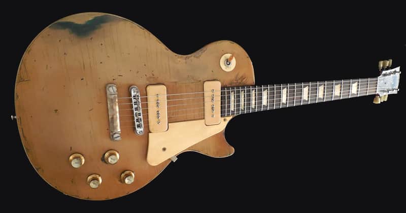 Gibson Les paul gold top  tribute (pro heavy relic ) image 1