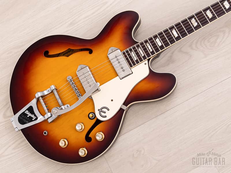 1995 Epiphone Casino-JL John Lennon Edition Pre-Elitist w/ Bigsby & Hangtag, Japan Terada image 1