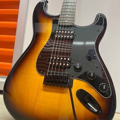 Squier Bullet Stratocaster HH Sunburst w/ Tremolo & Fender Case image 4