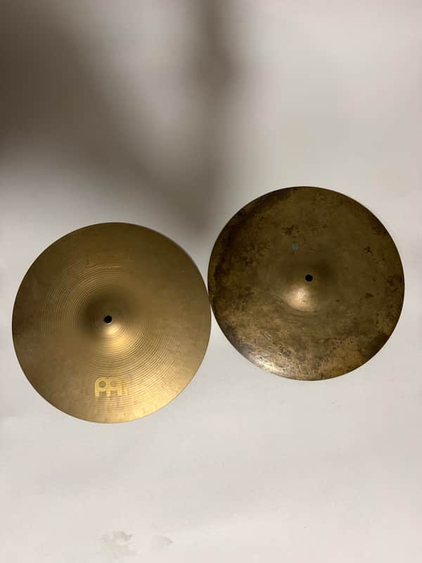 Meinl 14" Byzance Vintage Sand Hi-Hat (Pair) 2010 - Present - Sandblasted image 1