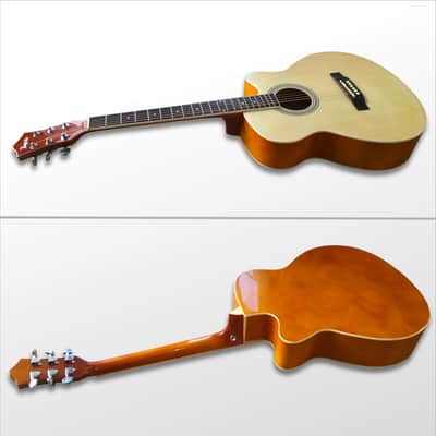 Tayste T-401 Acoustic Cutaway Guitar w/ Steel Strings | 40" image 5