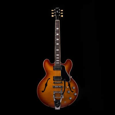 Pre-Owned 2022 Gibson ES-335 Figured Iced Tea with OHSC image 2