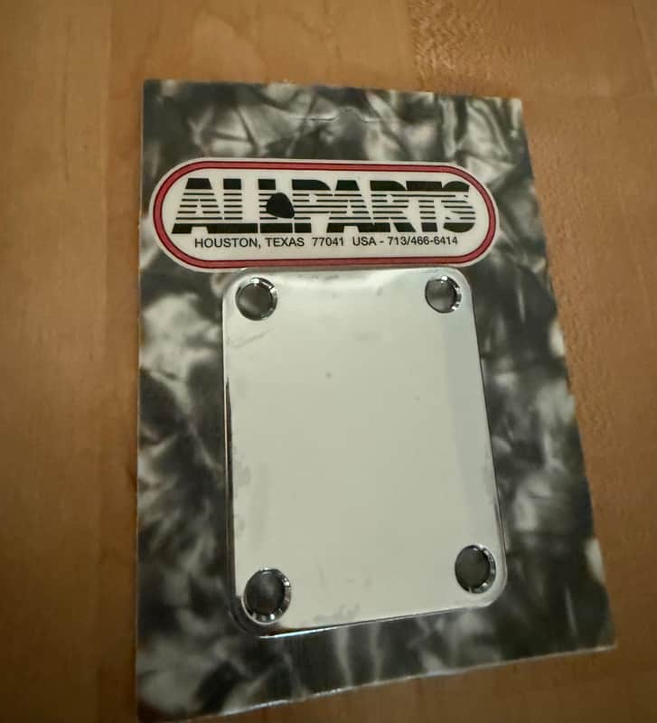Allparts Chrome Neckplate Chrome AP 0600-010 image 1