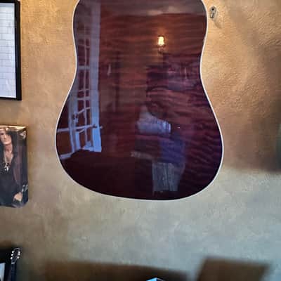 2001 GIBSON CUSTOM SHOP FIREBIRD DREADNOUGHT ACOUSTIC GUITAR NATURAL FINISH LIKE NEW image 9