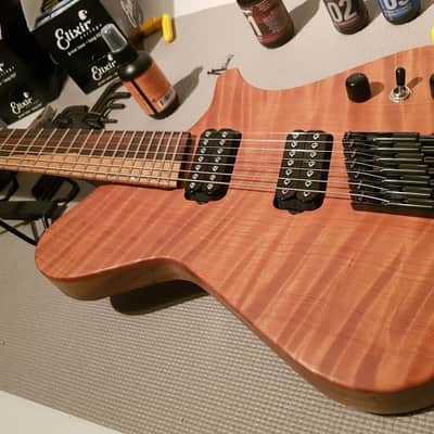 Oakland Axe Factory OXC 7 *SOLID Ebony Neck* Headless image 1