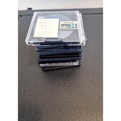 10 Maxell Multi Colour MD74 – Minidisc - Very Good image 2