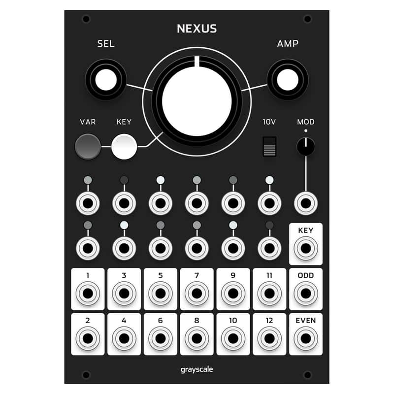 Grayscale Nexus Eurorack Keyframe VCA Module (Black) image 1