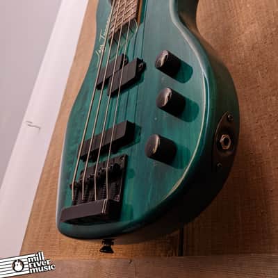 Jay Turser P/J Passive Electric Bass Aqua Used image 7