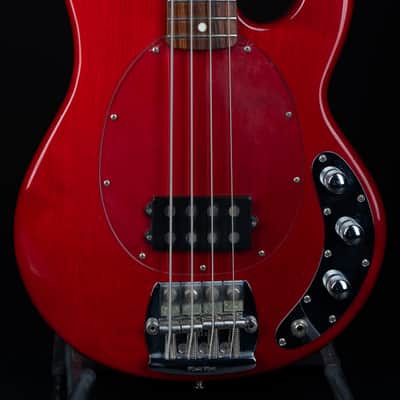 Ernie Ball Music Man Sting Ray 2 EQ 1988 - Transcluent Red image 3