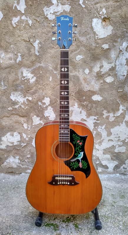 1970 Terada FW-943 Hummingbird Acoustic Guitar MIJ image 1