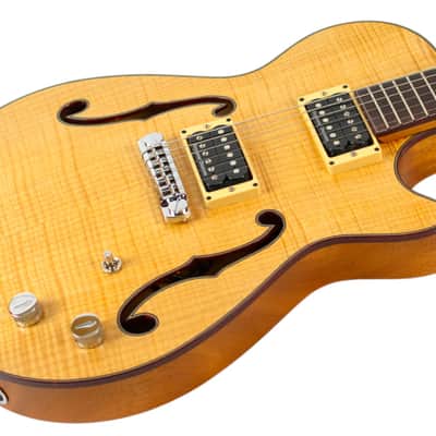 New Gretsch Custom Shop Henrichsen Masterbuilt True Timbre G6128-CS '55 Flame Maple Oil Finish w/Tortoise Binding #UC25023845 image 2