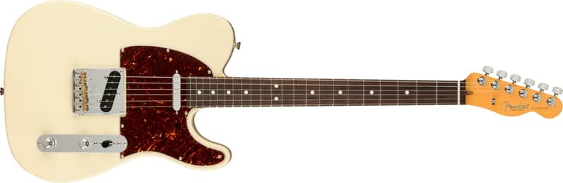 Fender American Professional II Telecaster Electric Guitar, Rosewood Fingerboard, Olympic White image 1