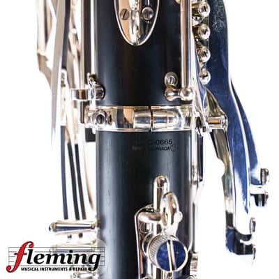Backun Q Series Professional Bass Clarinet to Low C - Grenadilla / Silver Plate Bild 20