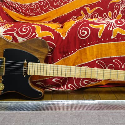 Warmoth Walnut Telecaster Gold Hardware image 2