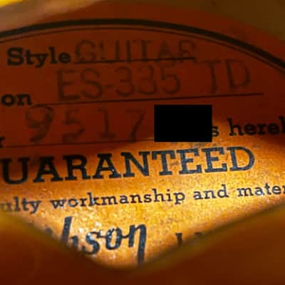 GIBSON ES-335 1968 - 100% orig. (incl. OHSC) - MINT image 11
