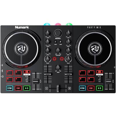 Numark Party Mix II DJ Controller with Built in Light Show image 1