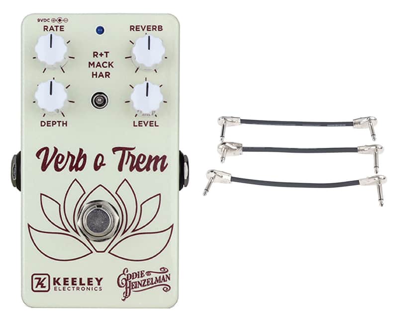 Keeley EH Verb o Trem KVOT + Gator Patch Cable 3 Pack image 1