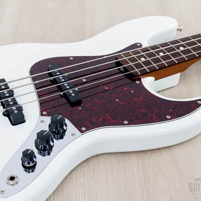 2021 Fender Traditional II ‘60s Jazz Bass FSR Olympic White w/ Roasted Maple Neck, Japan MIJ image 6