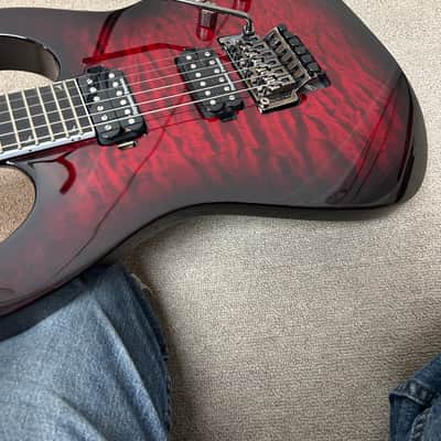 Jackson Pro Series SL2Q MAH Soloist Electric Guitar - Transparent Magenta Burst image 9