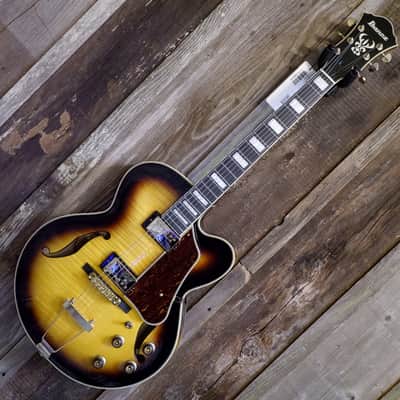 Ibanez AF95FM-AYS Artcore Expressionist 2018 - Present - Antique Yellow Sunburst image 3