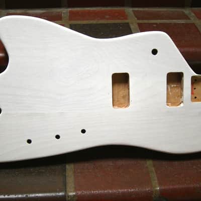 Reverse Billy-Bo Body "Gretsch Shape" 2014 White image 1