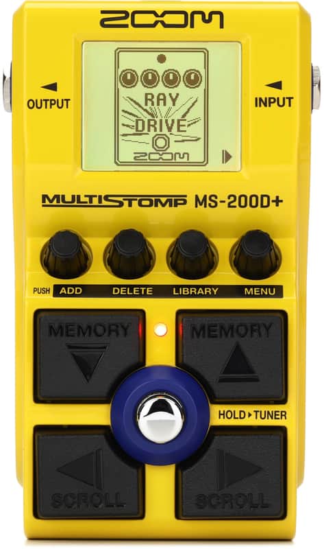 Zoom MS-200D+ MultiStomp Overdrive and Distortion Pedal image 1