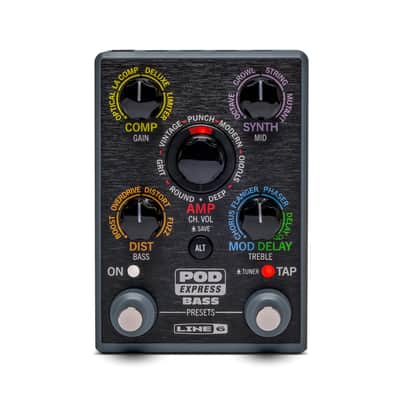 New Line 6 POD Express Bass Portable Amp & Effects Processor Pedal image 2