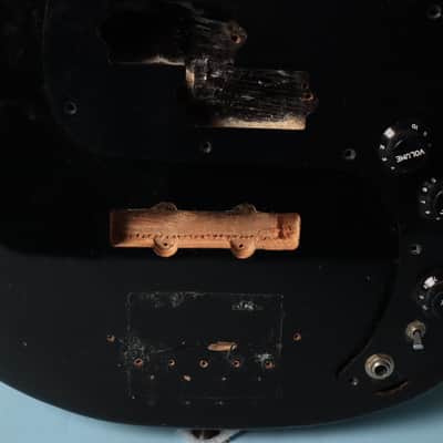 Black P Bass Body Unknown Maker Plywood image 6