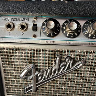 Fender Bassman "Drip Edge"  50-Watt Guitar Amp Head 1968 - 1969 - Silverface image 4