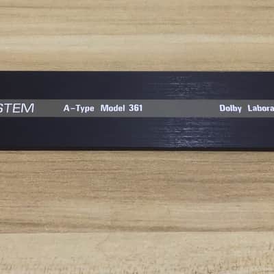 NEW! MINT! Access Plate/Emblem/Thumbscrews for Dolby 361 Noise Reduction Frame image 1