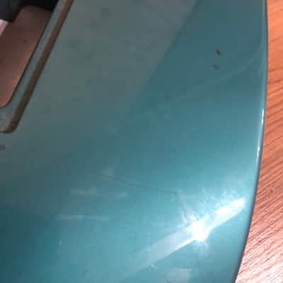 Warmoth Soloist Korina Guitar Body Sherwood Green image 5
