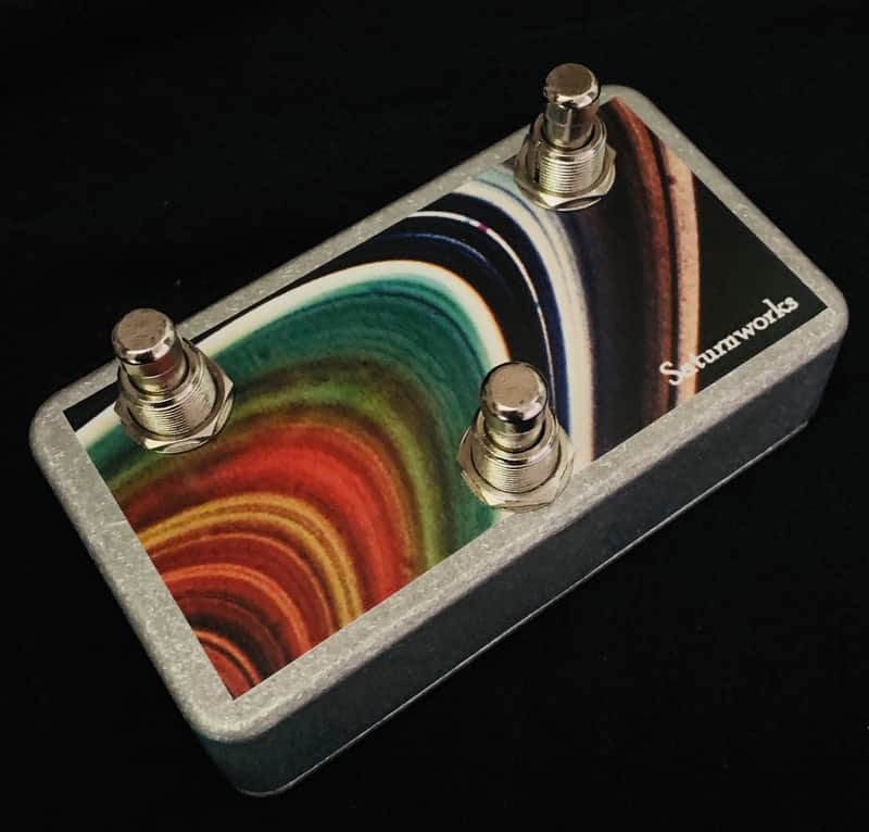 Saturnworks Aux Switch B Pedal with Clickless Soft Touch Momentary Switches - Replaces the Digitech FS3X, FS300, FS3, etc. - Handcrafted in California image 1