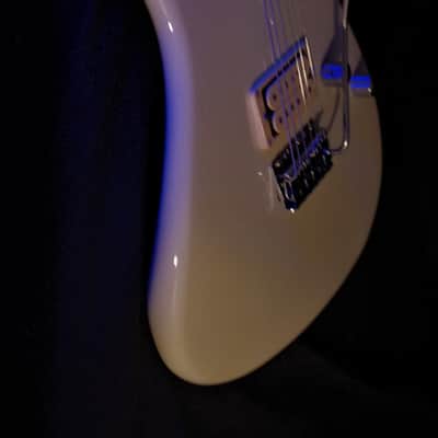 ST. BLUES Eliminator 1 "Billy Gibbons" 1984 White. Strings & Things Workshop. VERY RARE Plays Great image 4