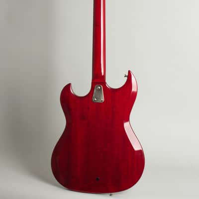 Hagstrom H-8 8-String Bass Solid Body Electric Bass Guitar (1968), ser. #723558, period chipboard case. image 2