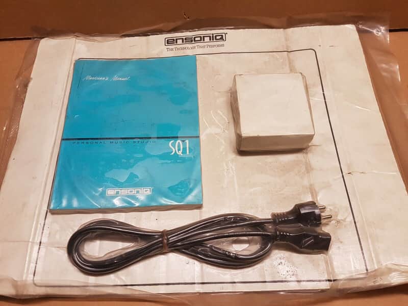 80's ENSONIQ SQ 1 SYNTHESIZER MANUAL & SWITCH made in USA TIME WARP image 1