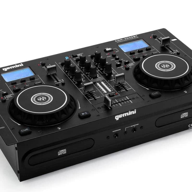 Photos - CD Player Gemini CDM-4000BT Dual CD / USB Media Player with Bluet... Blue