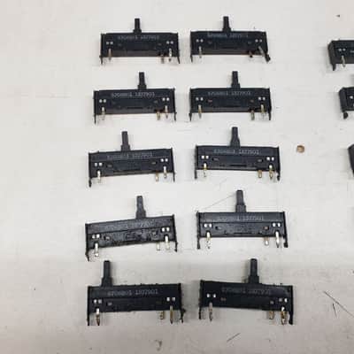 Used Set of 35 Original ARP Quadra Sliders for Refurbishing/Parts/Repair image 3
