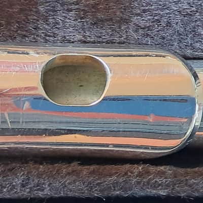 Armstrong 104 Student Model Flute with C Foot, Offset G - Silver-Plated image 12