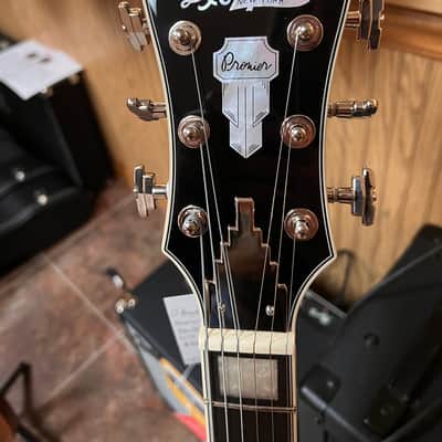 D'Angelico Premier DC Semi-Hollow Double Cutaway with Stop-Bar Tailpiece, Pau Ferro Fretboard 2023 - Present - Black Flake image 3