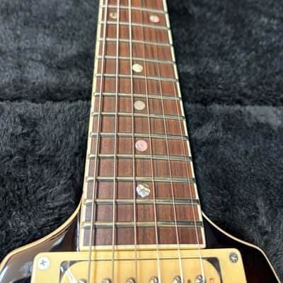 DEAN V 79 Trans Brazilia electric GUITAR w/ Hard Case Flame Maple NEW image 6