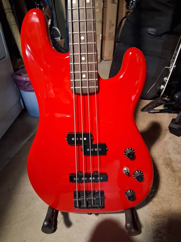 Fender MIJ Boxer Precision Bass 2020 - 2022 - Torino Red image 1