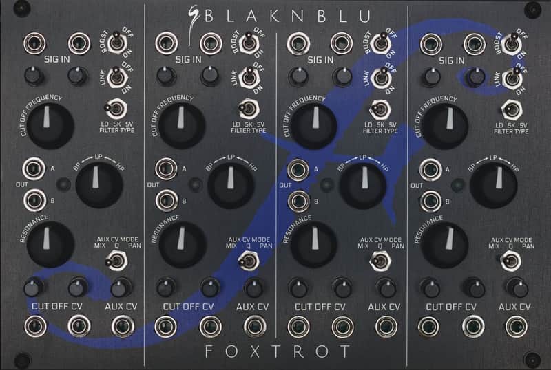 Blaknblu - Foxtrot: Quad Multimode, Multi-Topology Filter - 2020s - Black