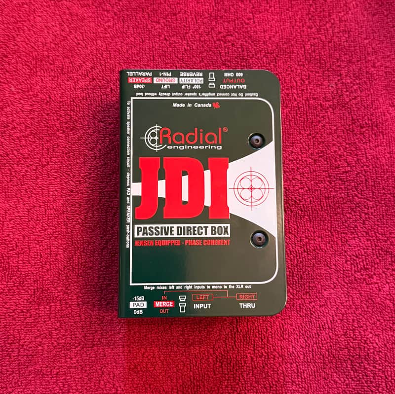 Barely used Radial JDI Passive Direct Box (Green) image 1