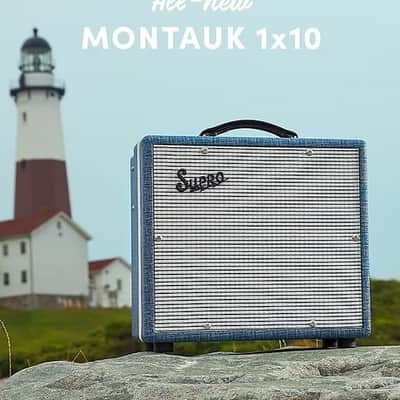 Supro Montauk 1x10 5-Watt Tube Guitar Combo Amp â€“ All-Tube Class A â€“ Vintage Tone image 12