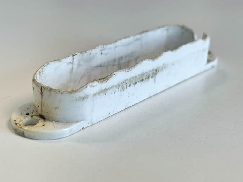 1954 Fender Stratocaster original bakelite pickup cover (polystyrene) image 1