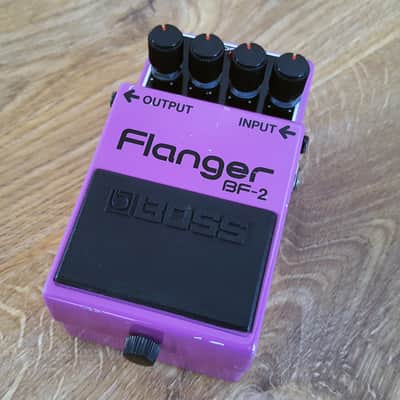 Boss BF-2 Flanger (Black Label) 1983 Vintage MIJ - Purple image 5