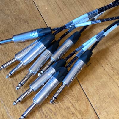 Custom Lynx 8 way loom unbalanced jack 10m 2023 - Black image 3