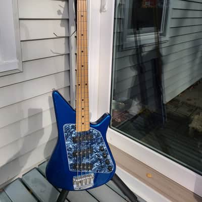 Ernie Ball Music Man Big Al 4SSS 2011 - Pearl Blue image 2