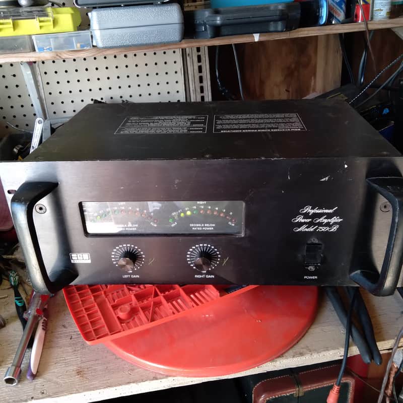 Vintage BGW 750B Power Amp HAVE VIDEO image 1